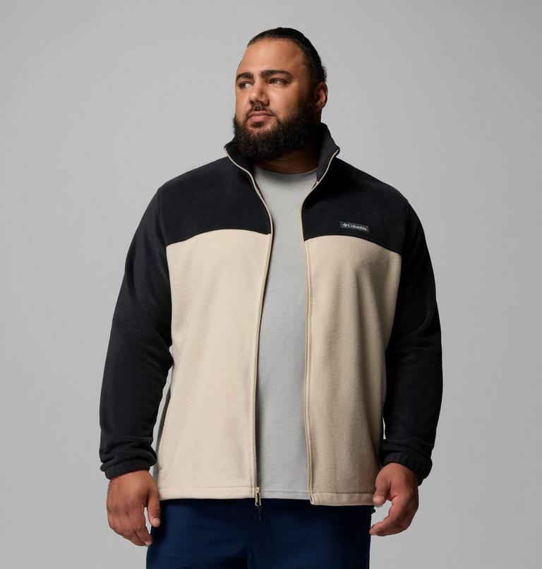 Men&rsquo;s Steens Mountain 2.0 Fleece Jacket - Extended Size, Color: Ancient Fossil, Black, image 5