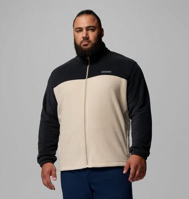 Men&rsquo;s Steens Mountain 2.0 Fleece Jacket - Extended Size, Color: Ancient Fossil, Black, image 1