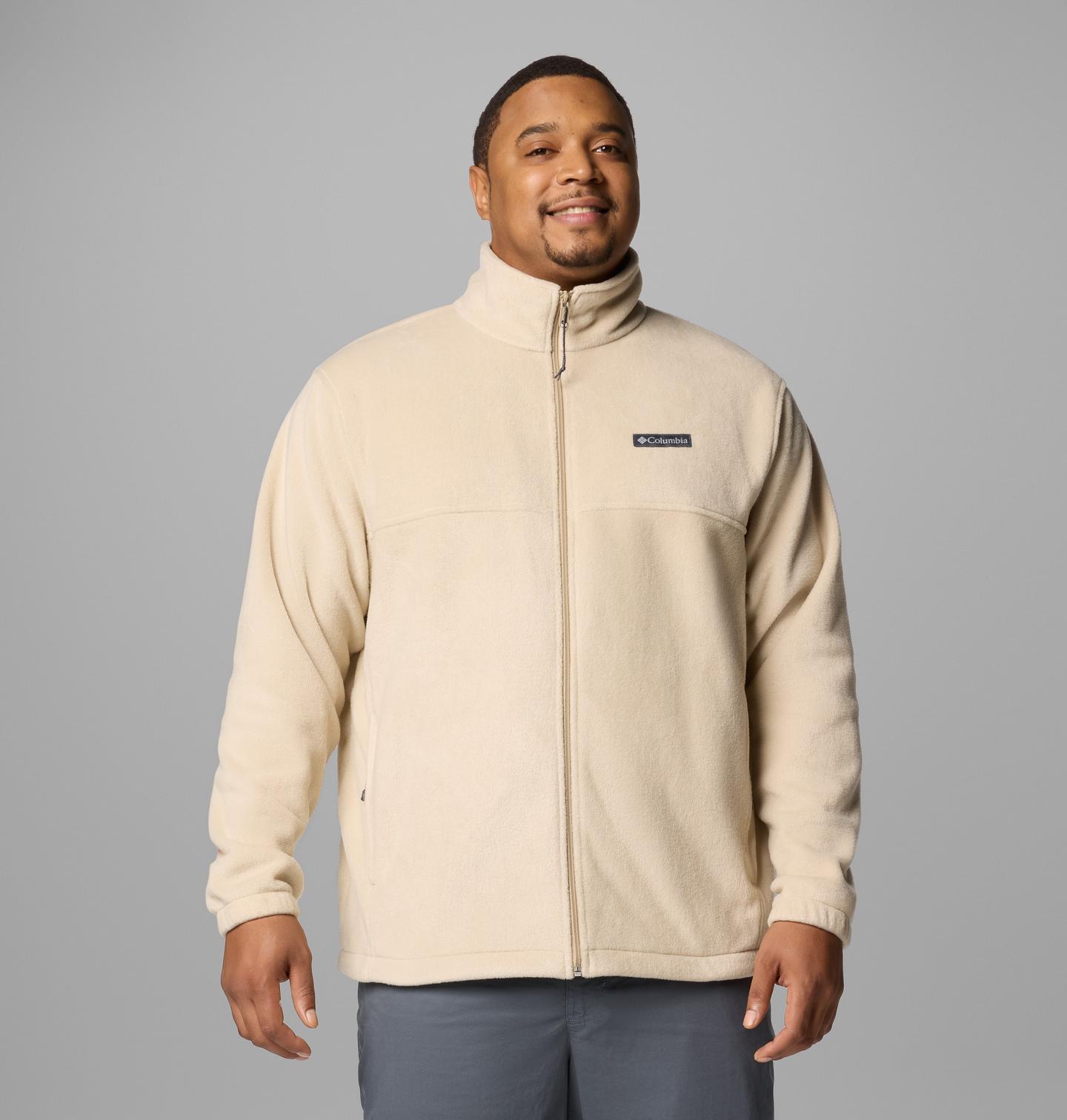 Мужская куртка Columbia Steens Mountain 2.0 Full Zip Fleece Jacket - Big, цвет: Серо-бежевый — фото 1