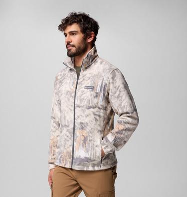 Veste Polaire imprimée Steens Mountains Homme, Color: City Grey Deschutestrees, image 12