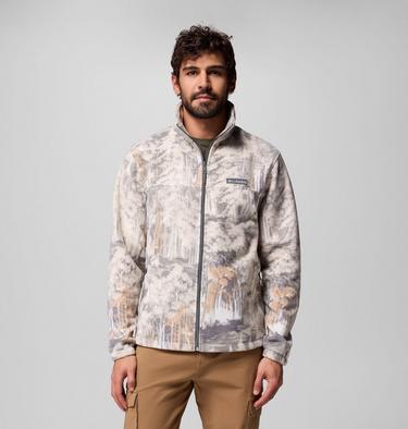 Steens Mountain Printed Jacket, Color: City Grey Deschutestrees, image 3