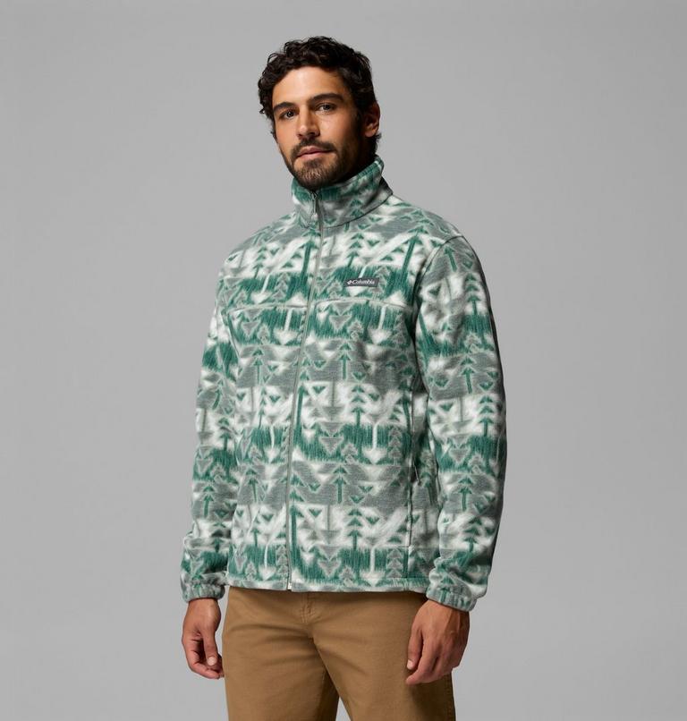 Chaqueta de polar Steens Mountain para hombre, Color: Safari Sketchup, image 4