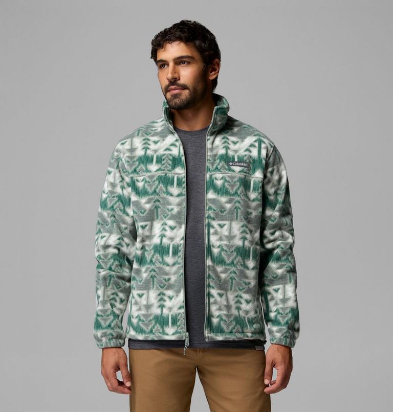 Chaqueta de polar Steens Mountain para hombre, Color: Safari Sketchup, image 5