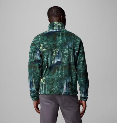 Veste Polaire imprimée Steens Mountains Homme, Color: Rain Forest Deschutestrees, image 23