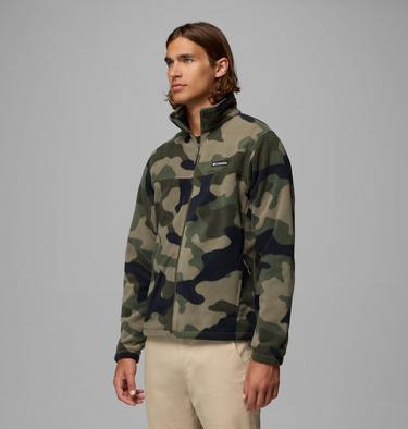 Veste Polaire imprimée Steens Mountains Homme, Color: Stone Green Mod Camo, image 16