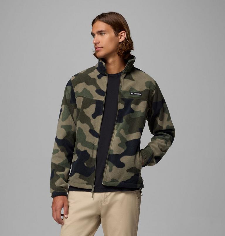 Chaqueta de polar Steens Mountain para hombre, Color: Stone Green Mod Camo, image 5