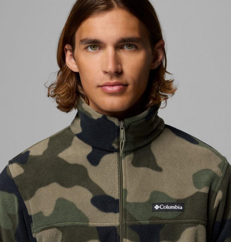 Chaqueta de polar Steens Mountain para hombre, Color: Stone Green Mod Camo, image 6