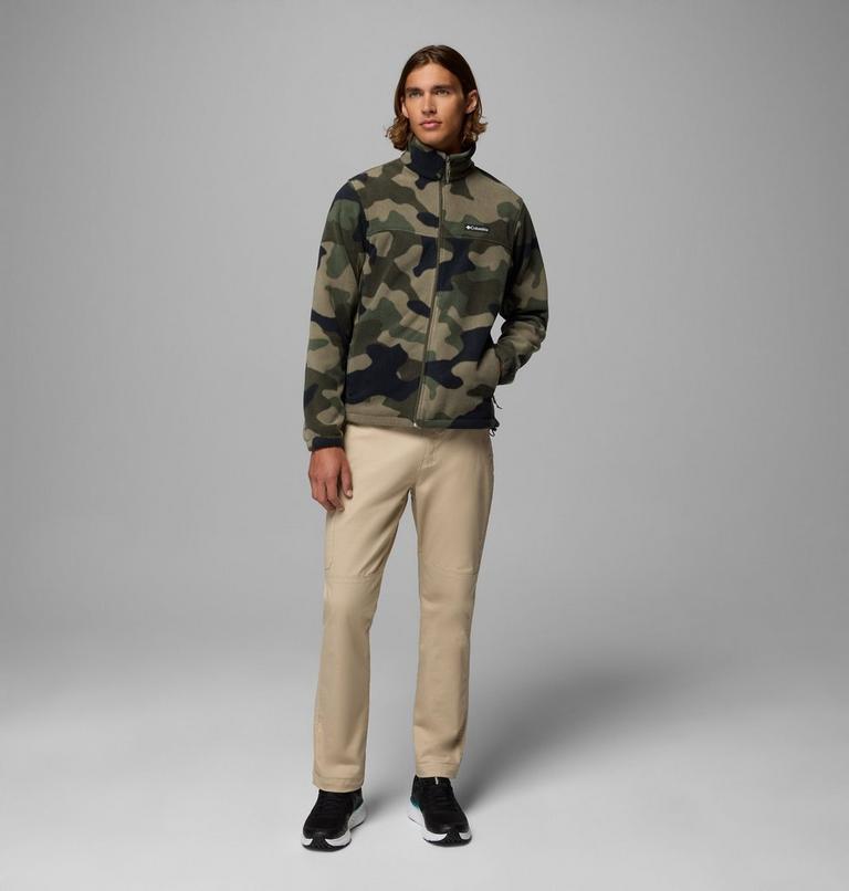 Chaqueta de polar Steens Mountain para hombre, Color: Stone Green Mod Camo, image 2