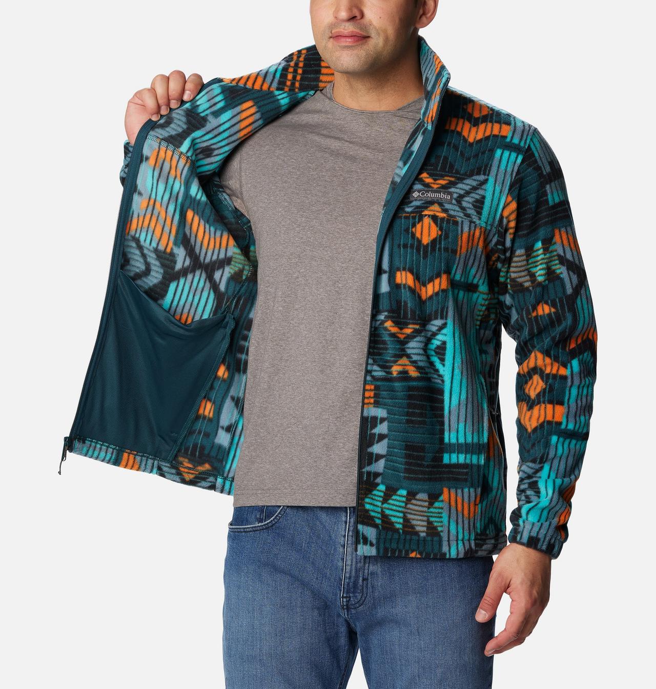 Men’s Steens Mountain™ Printed Fleece Jacket 5