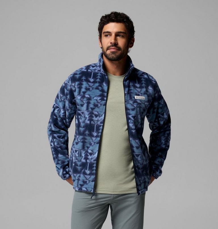 Steens Mountain Printed Jacket, Color: Collegiate Navy Sketchup, image 5