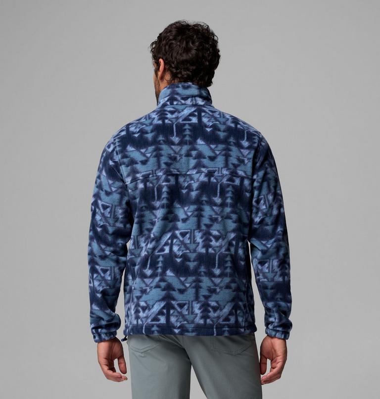 Steens Mountain Printed Jacket, Color: Collegiate Navy Sketchup, image 3