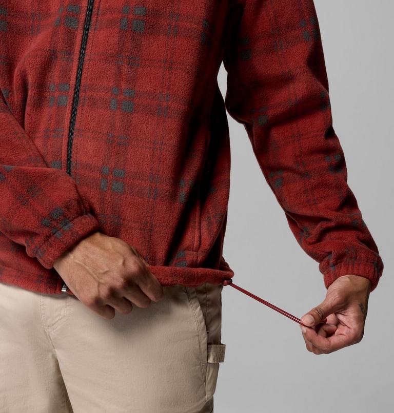 Steens Mountain Printed Jacket, Color: Red Oxide Plaided Tonal, Shark, image 7