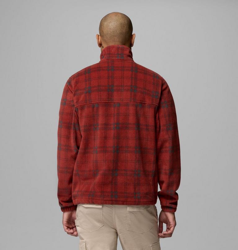 Steens Mountain Printed Jacket, Color: Red Oxide Plaided Tonal, Shark, image 3