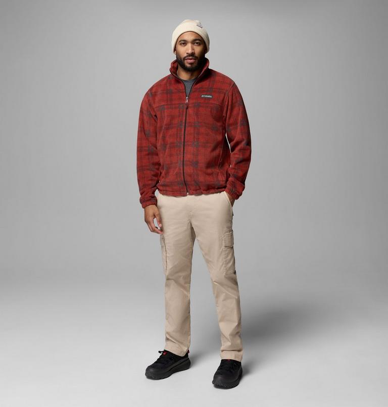 Steens Mountain Printed Jacket, Color: Red Oxide Plaided Tonal, Shark, image 2