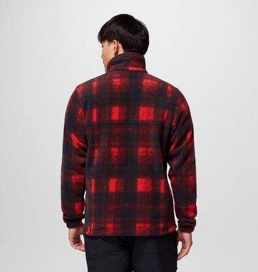 Veste Polaire imprimée Steens Mountains Homme, Color: Sail Red Omblur, image 3