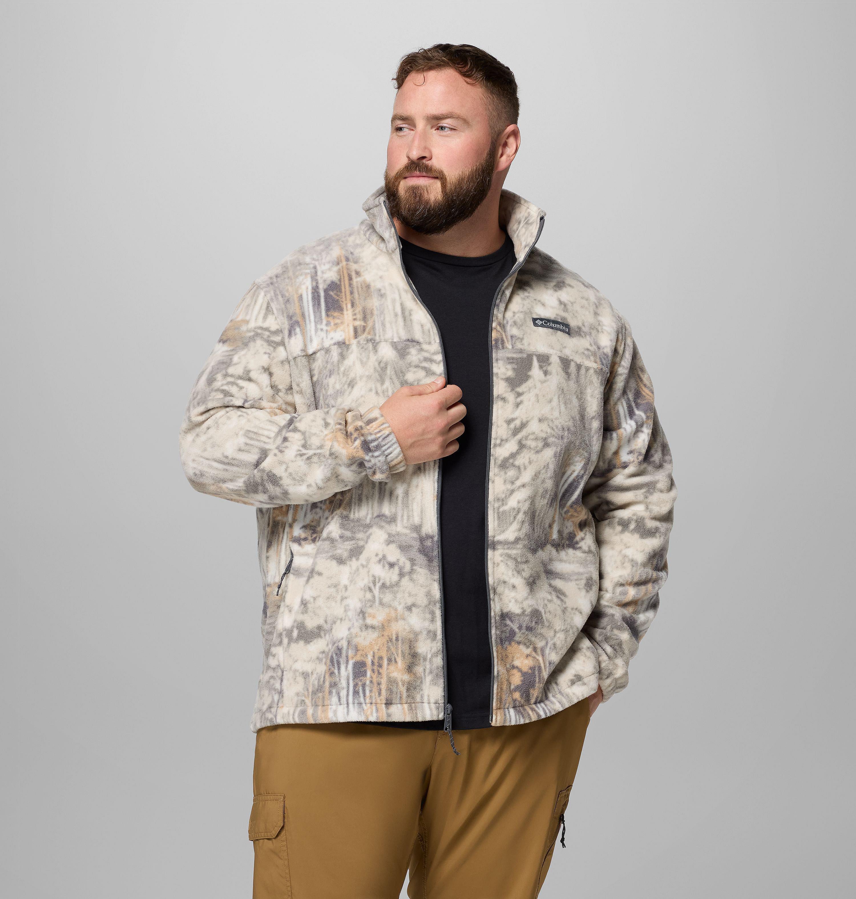 Men's Steens Mountain Printed Fleece Jacket - Big 5