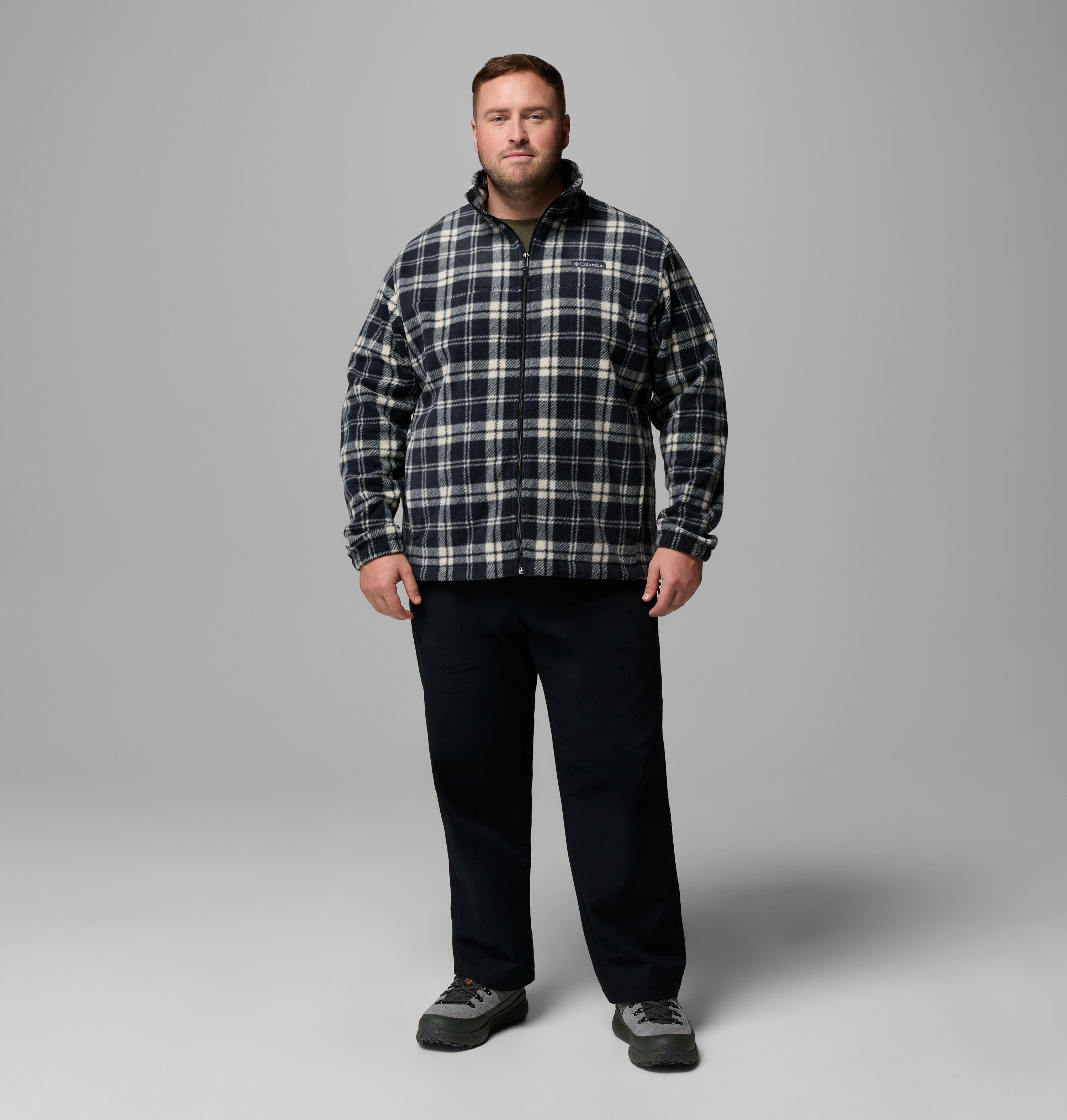 Men's Steens Mountain Printed Fleece Jacket - Big | 031 | 3X 2