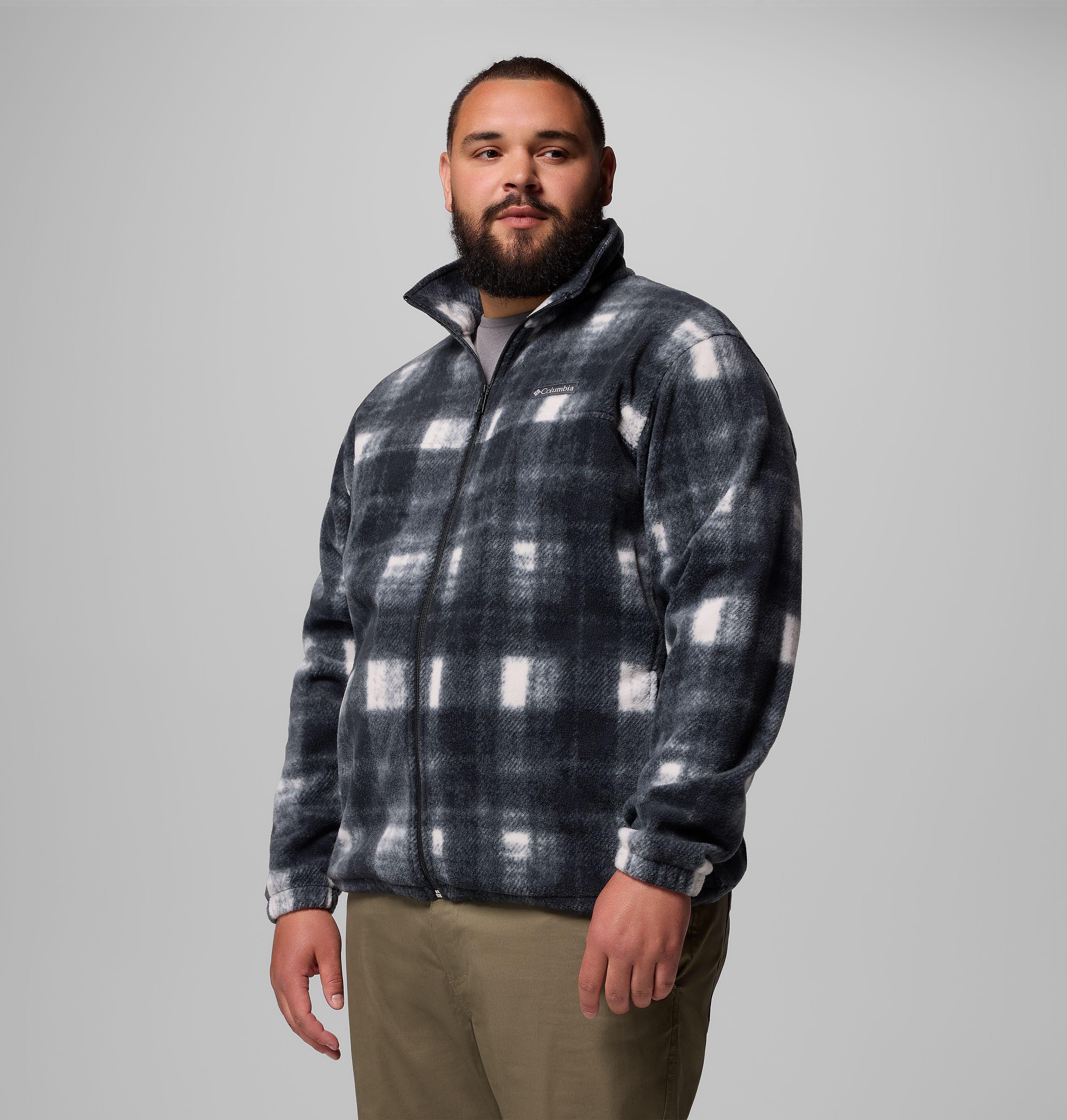 Men's Steens Mountain Printed Fleece Jacket - Big | 195 | 2X 4