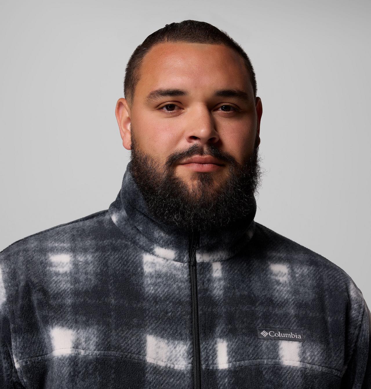 Men's Steens Mountain™ Printed Fleece Jacket - Big | 195 | 1X 6