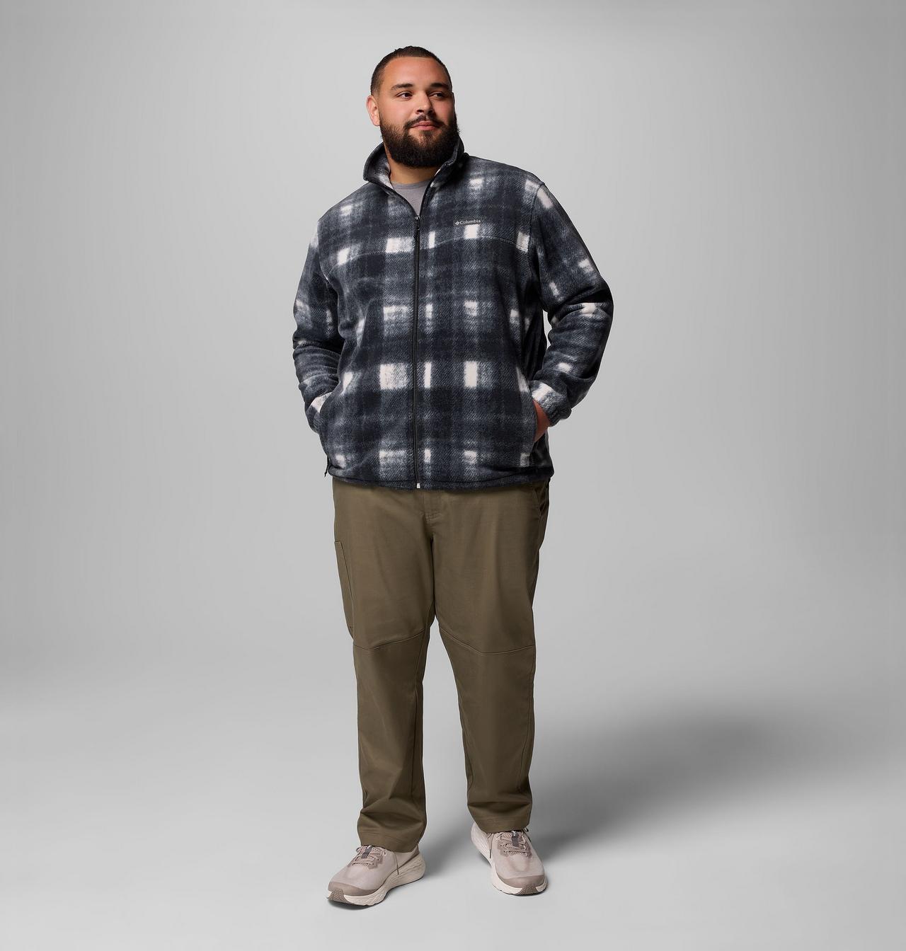 Men's Steens Mountain™ Printed Fleece Jacket - Big | 195 | 1X 2