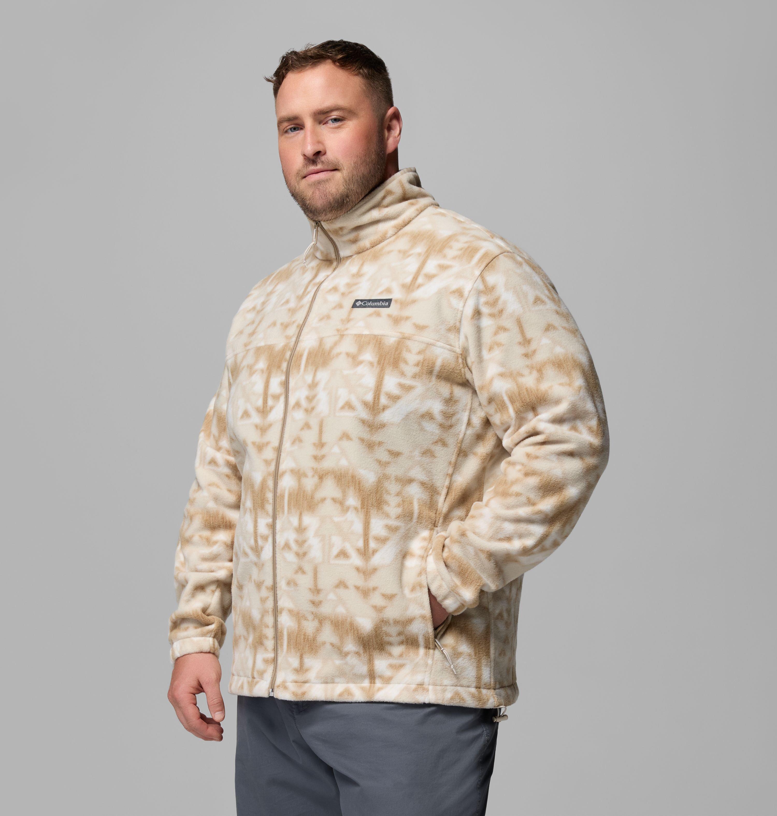 Men's Steens Mountain Printed Fleece Jacket - Big | 272 | 4X 4