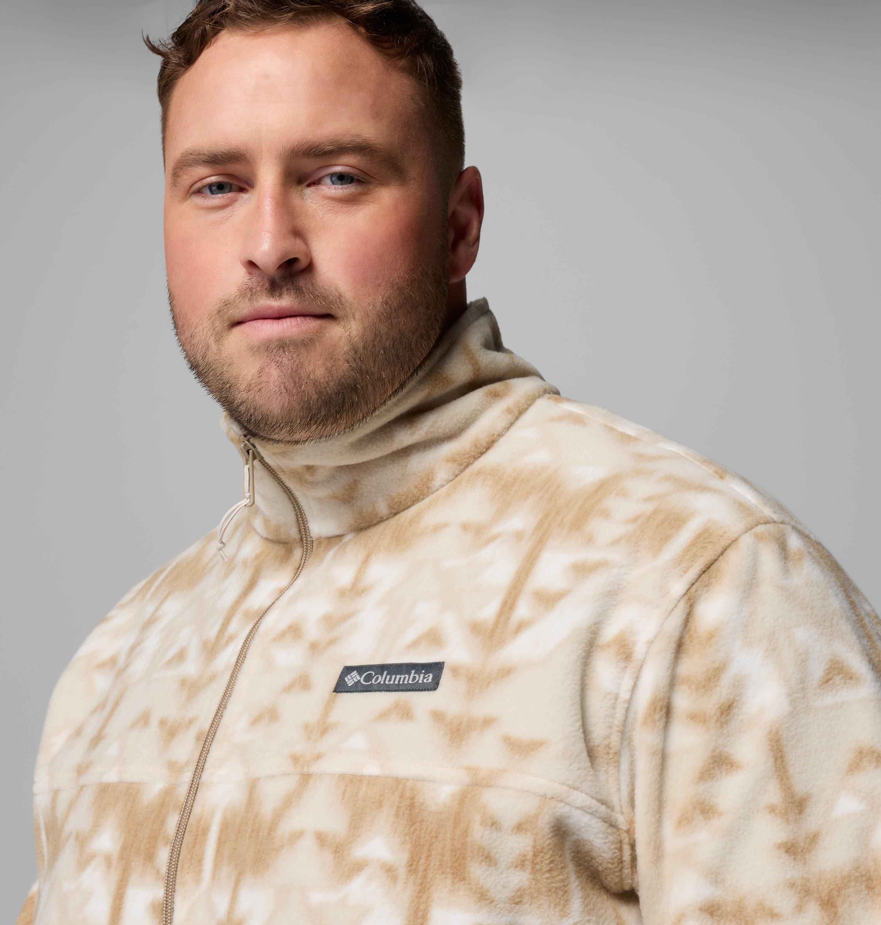 Men's Steens Mountain Printed Fleece Jacket - Big | 272 | 4X 6