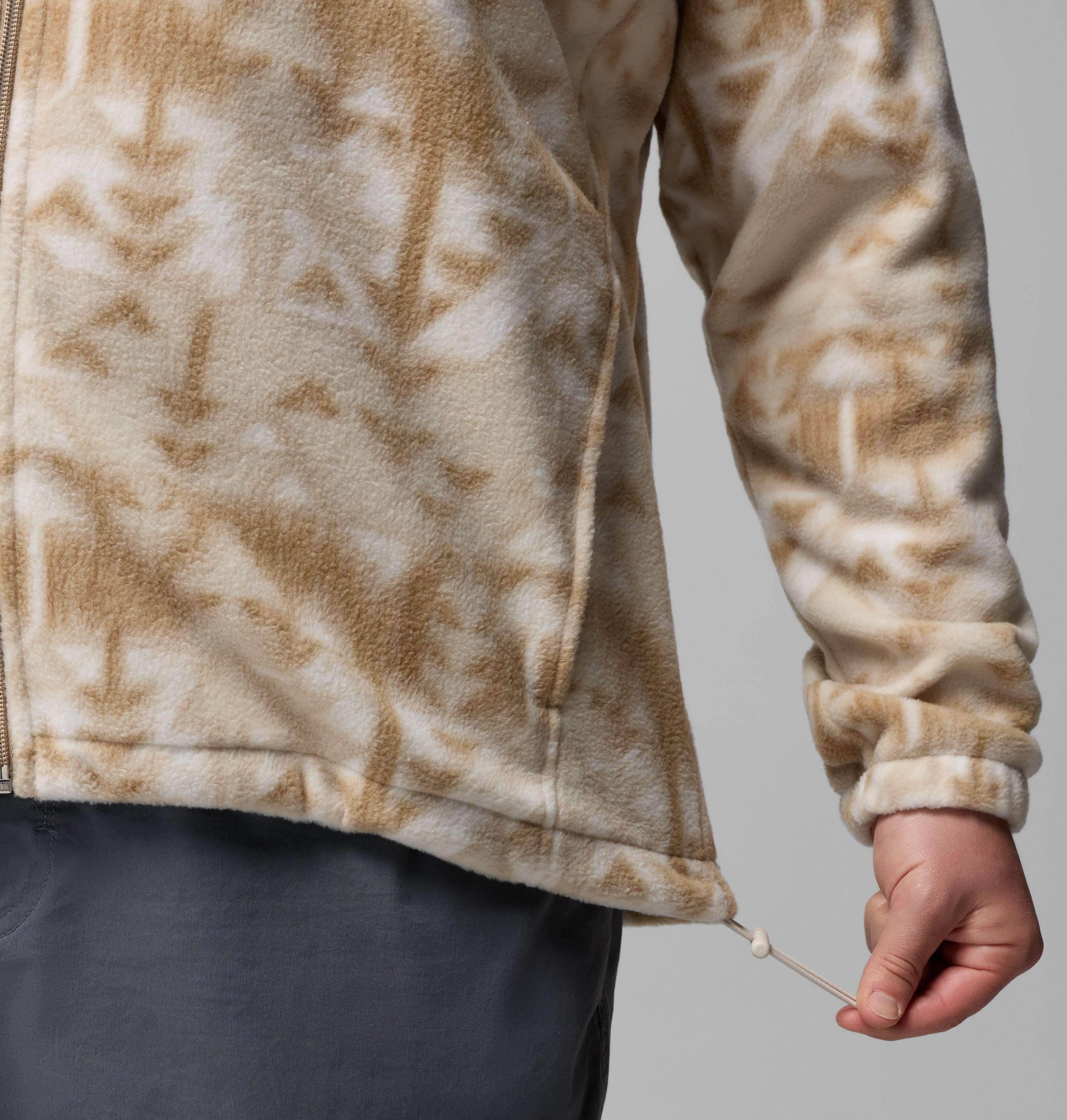 Men's Steens Mountain Printed Fleece Jacket - Big | 272 | 4X 7