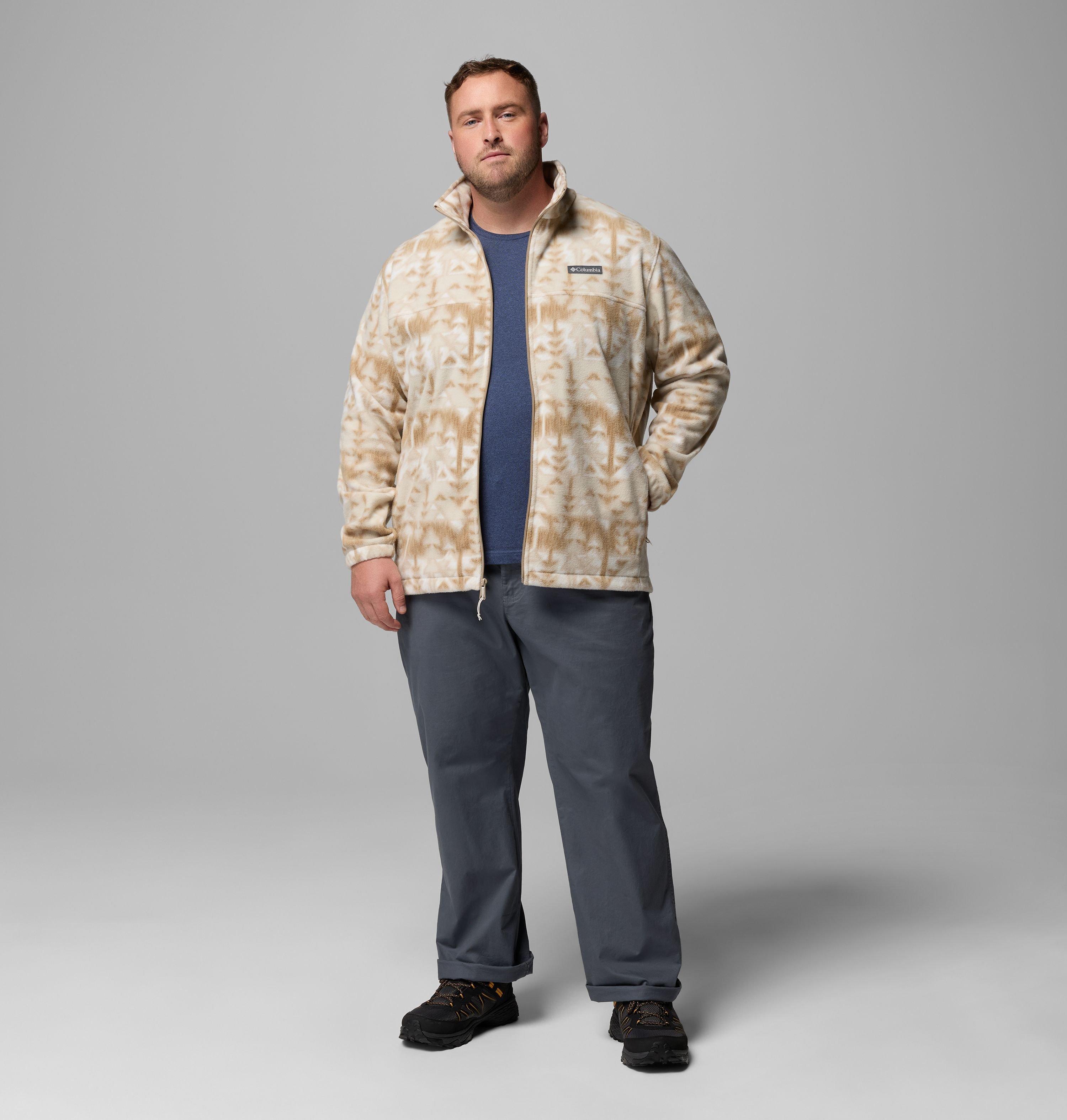 Men's Steens Mountain Printed Fleece Jacket - Big | 272 | 4X 2