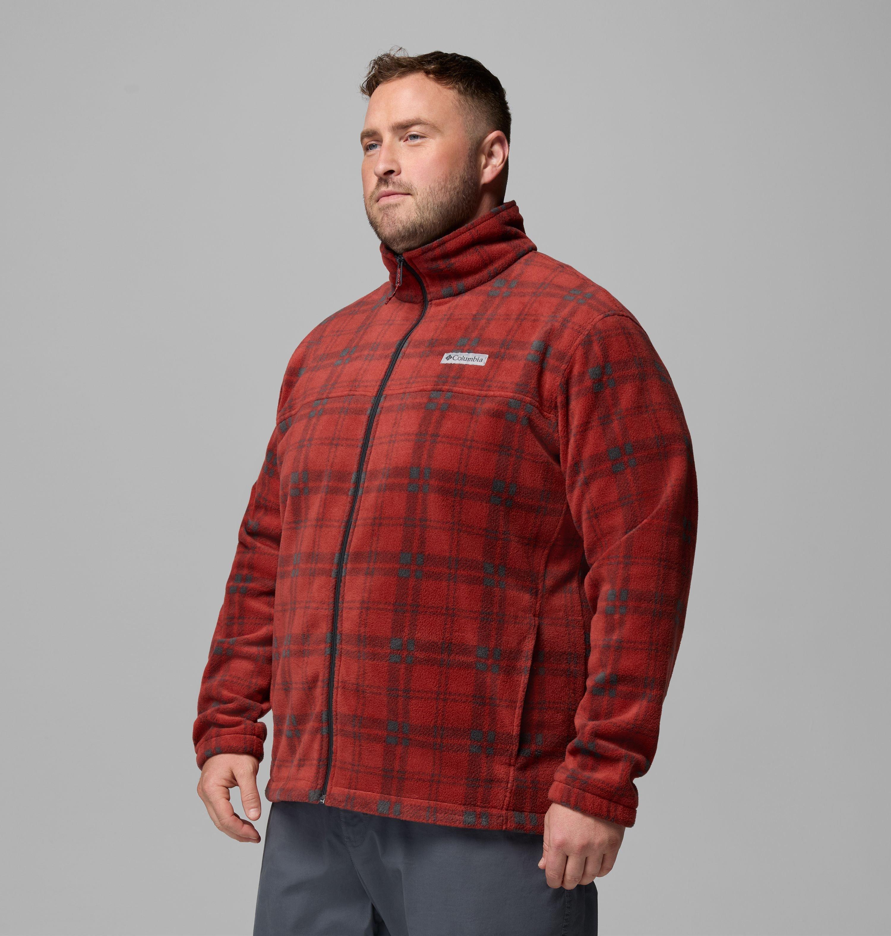 Men's Steens Mountain Printed Fleece Jacket - Big | 632 | 3X 4
