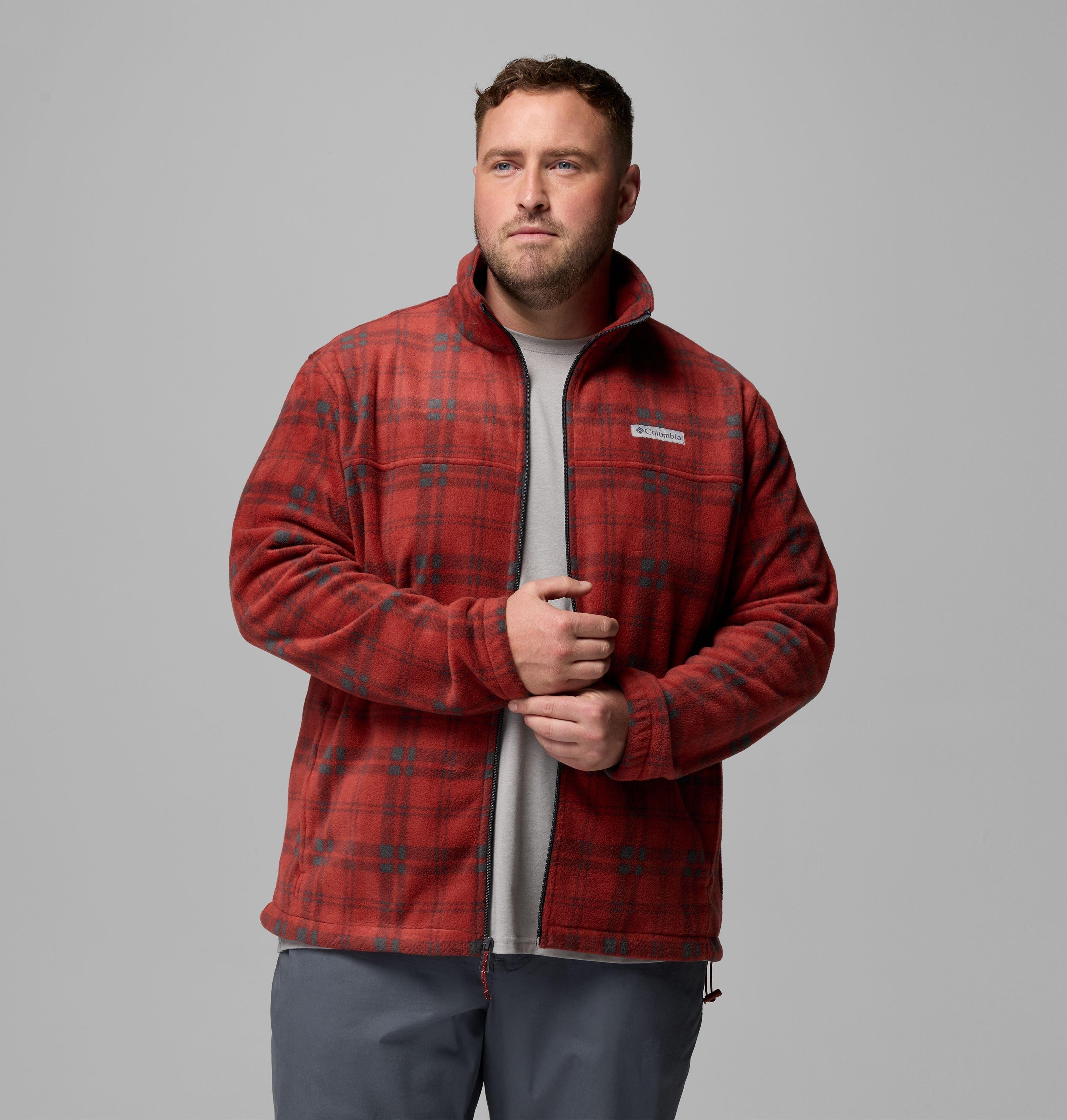Men's Steens Mountain Printed Fleece Jacket - Big | 632 | 3X 5