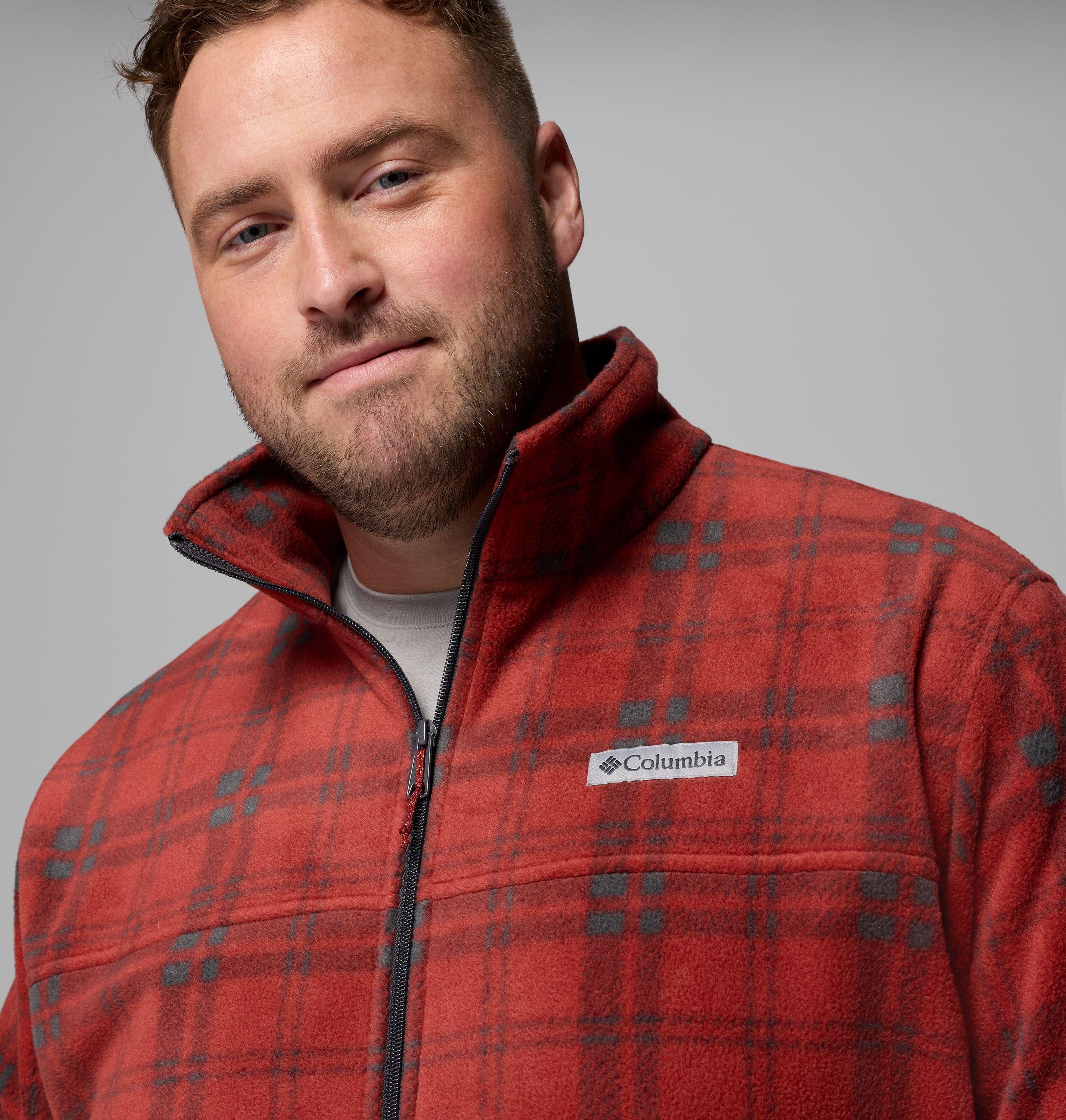 Men's Steens Mountain Printed Fleece Jacket - Big | 632 | 3X 6