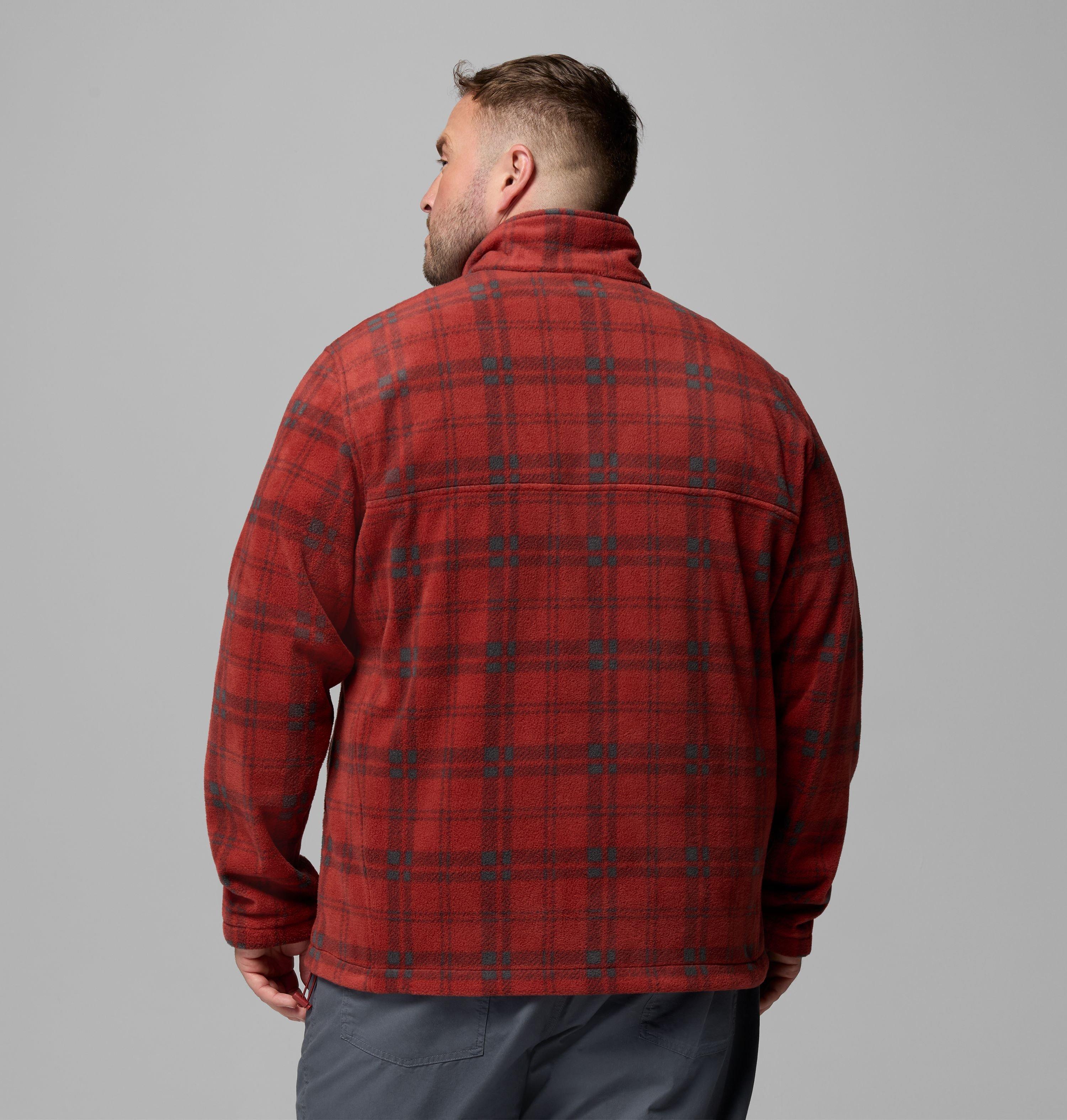 Men's Steens Mountain Printed Fleece Jacket - Big | 632 | 3X 3