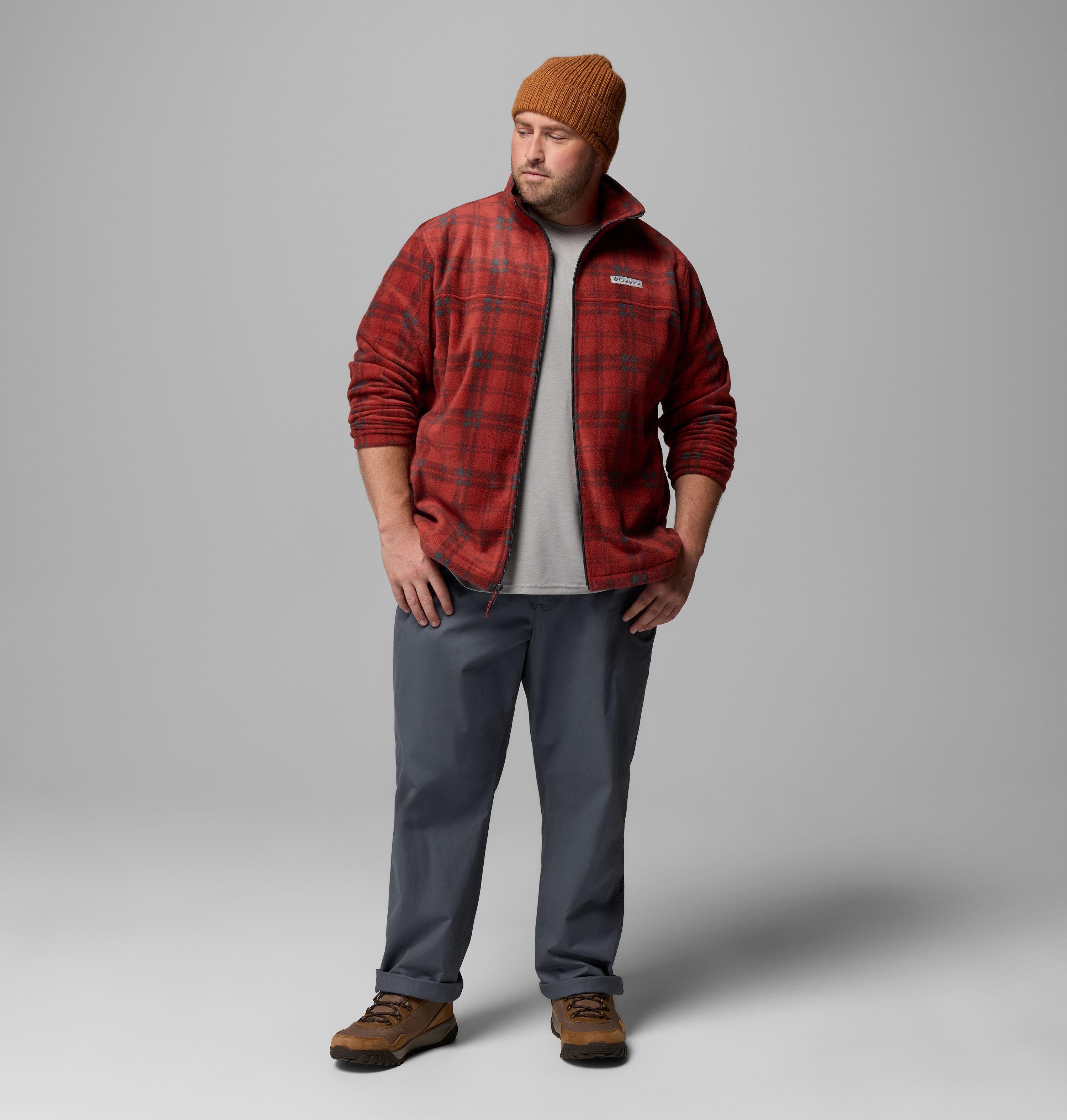 Men's Steens Mountain Printed Fleece Jacket - Big | 632 | 3X 2