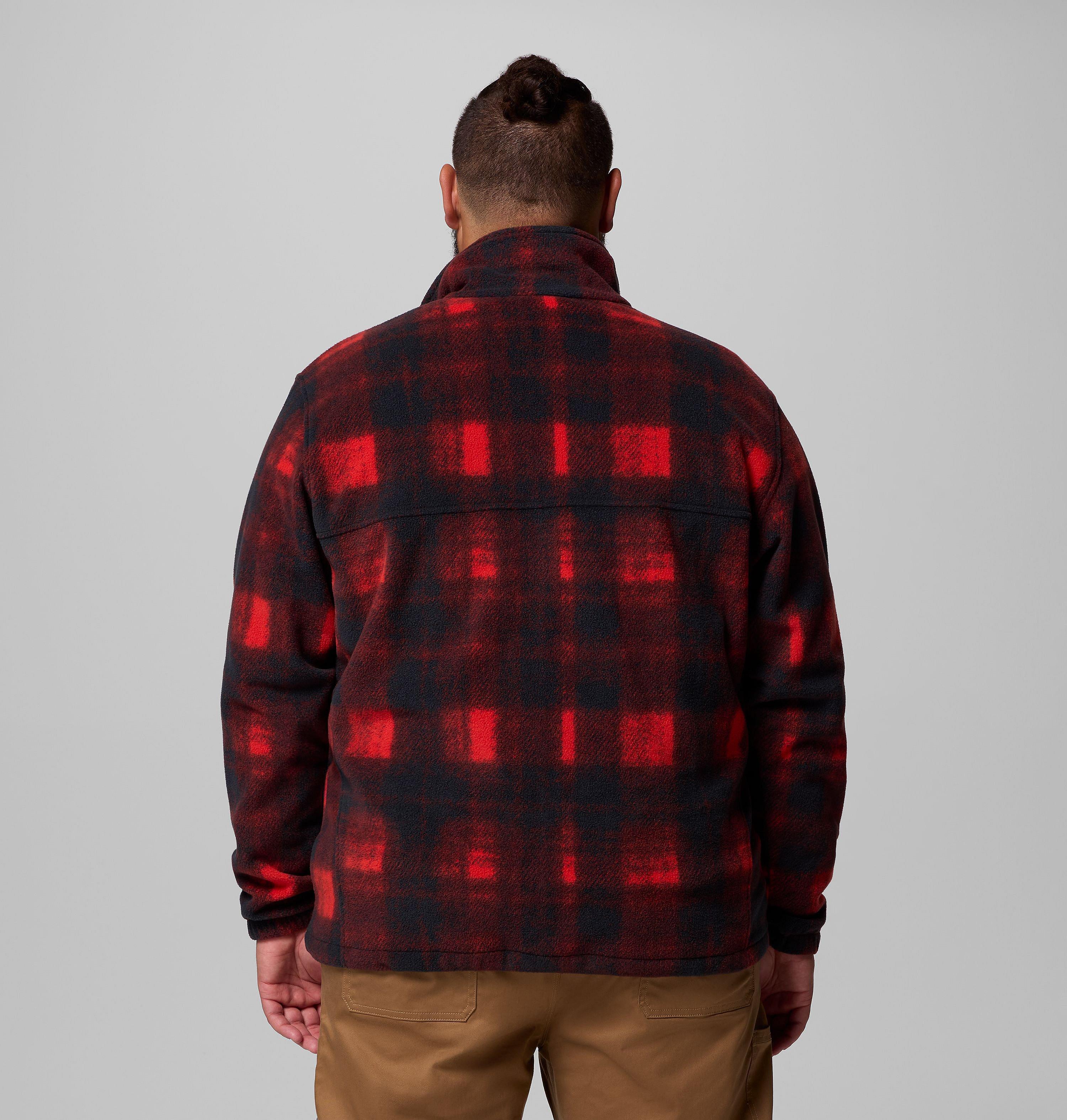Men's Steens Mountain Printed Fleece Jacket - Big | 698 | 1X 3