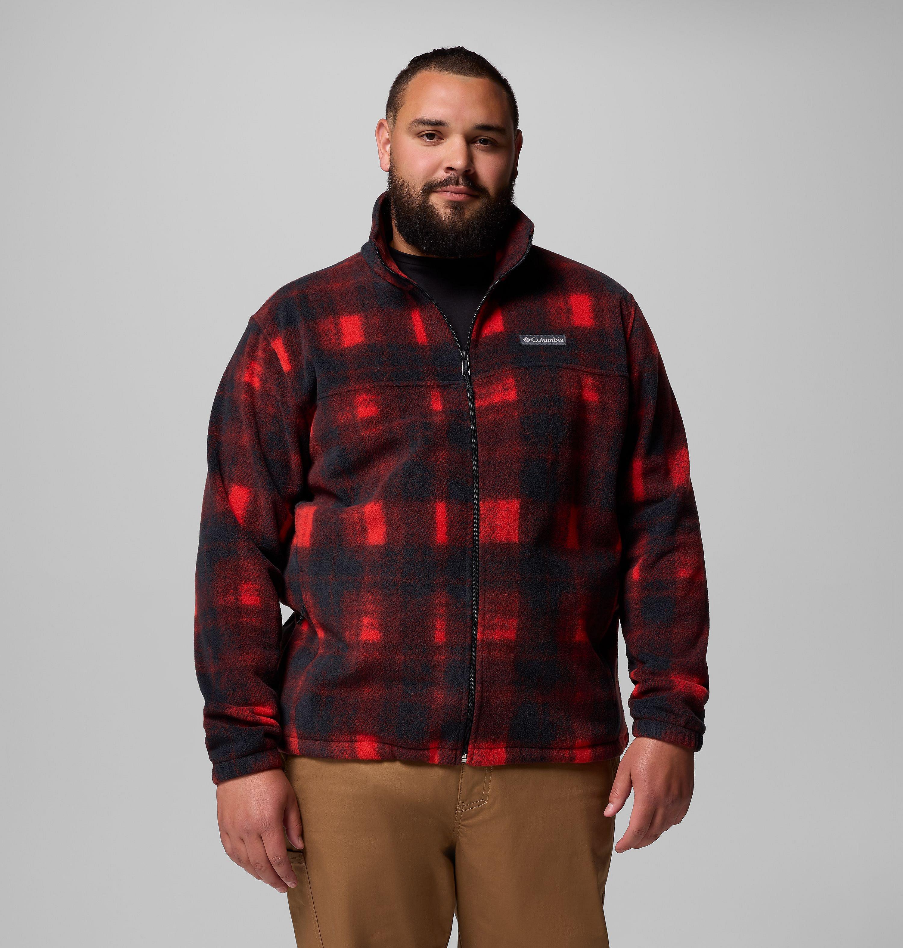 Men's Steens Mountain Printed Fleece Jacket - Big | Columbia