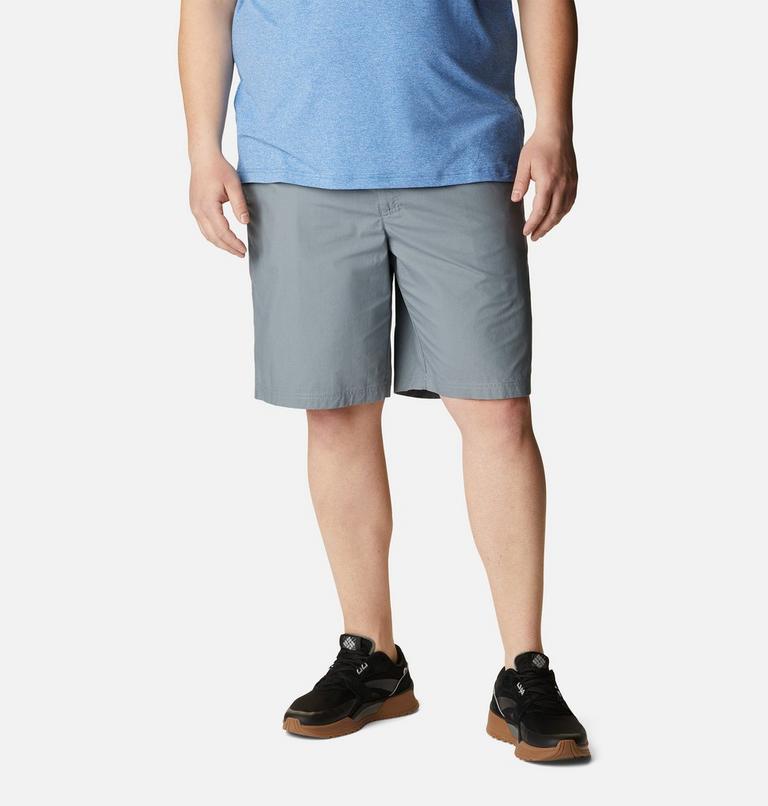 Men's Washed Out Shorts - Extended Size, Color: Grey Ash, image 1