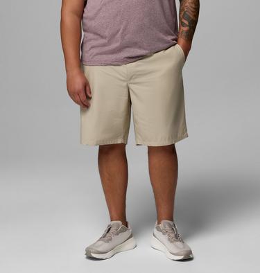 Men's Washed Out Shorts - Extended Size, Color: Fossil, image 7