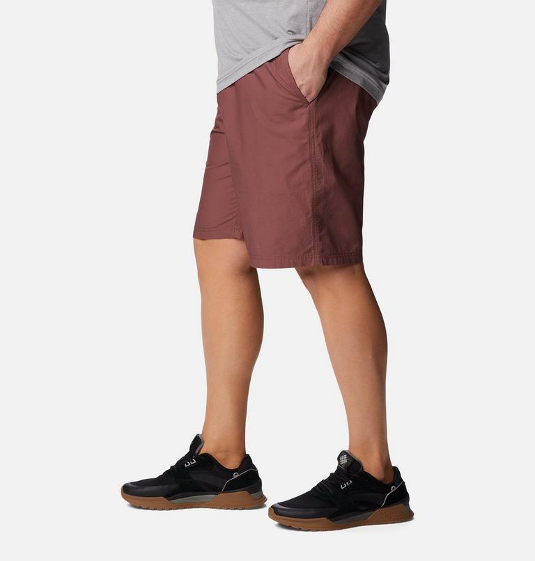 Men's Washed Out Shorts - Extended Size, Color: Light Raisin, image 3