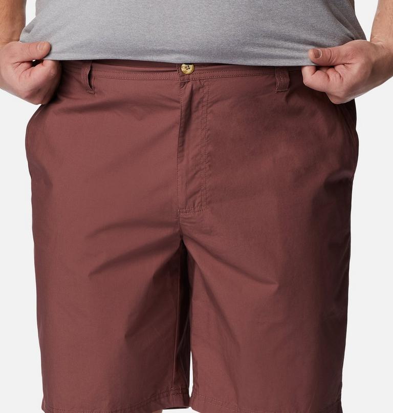 Men's Washed Out Shorts - Extended Size, Color: Light Raisin, image 4