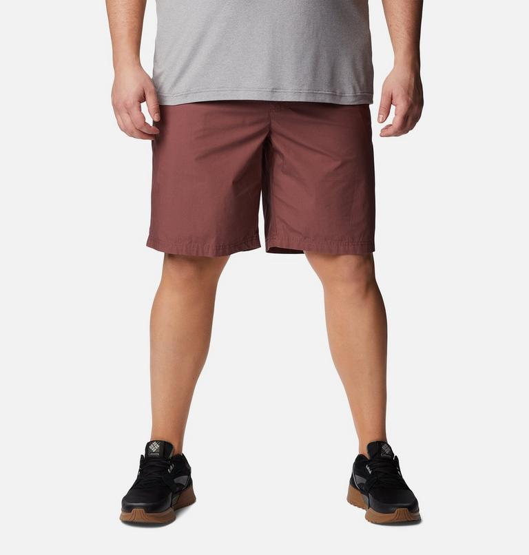 Men's Washed Out Shorts - Extended Size, Color: Light Raisin, image 1