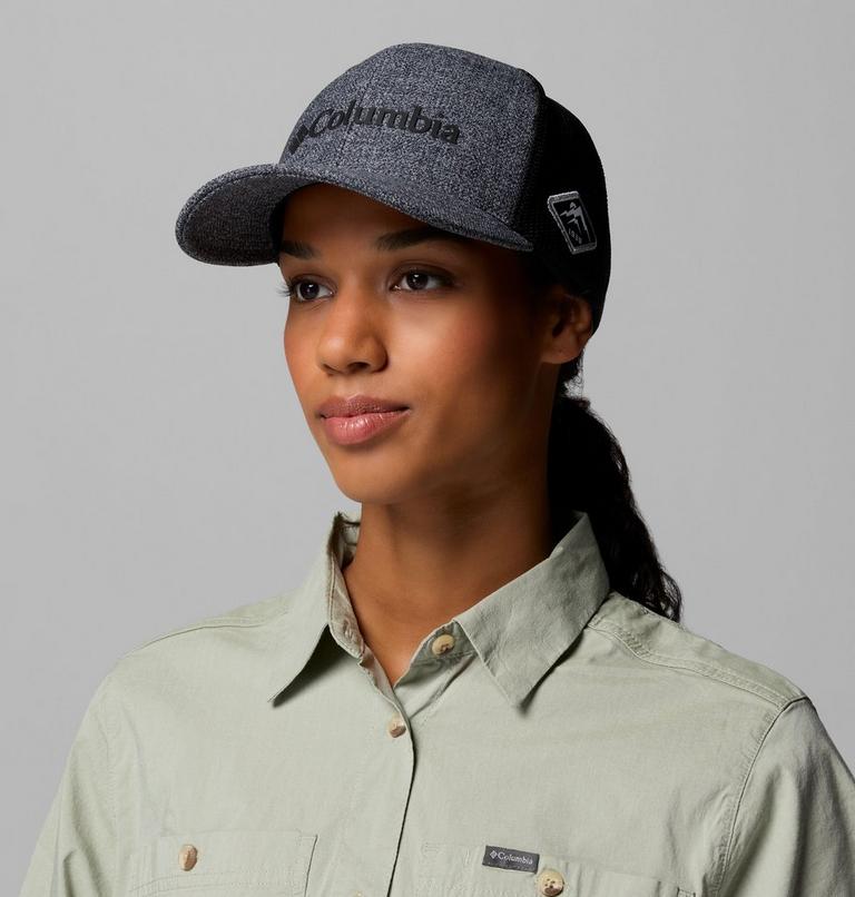 Unisex Columbia Mesh Ballcap, Color: Grill Heather, Black, image 5