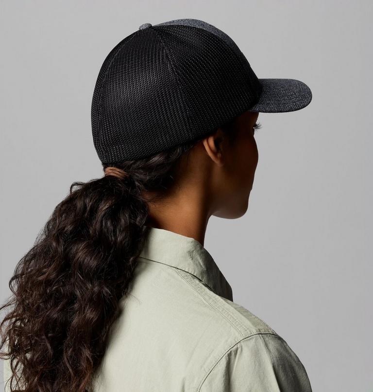 Unisex Columbia Mesh Ballcap, Color: Grill Heather, Black, image 6