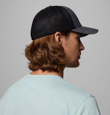 Unisex Columbia Mesh Snapback, Color: Grill Heather, Black, image 8