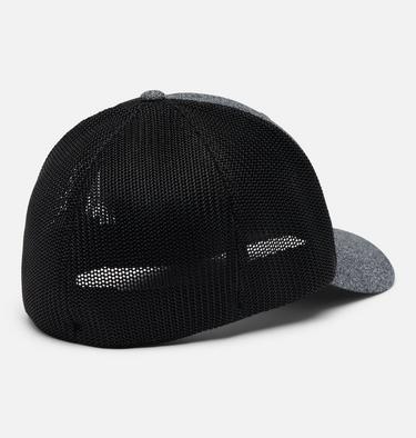 Unisex Columbia Mesh Ballcap, Color: Grill Heather, Black, image 4
