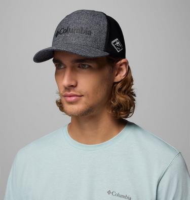 Unisex Columbia Mesh Snapback, Color: Grill Heather, Black, image 7