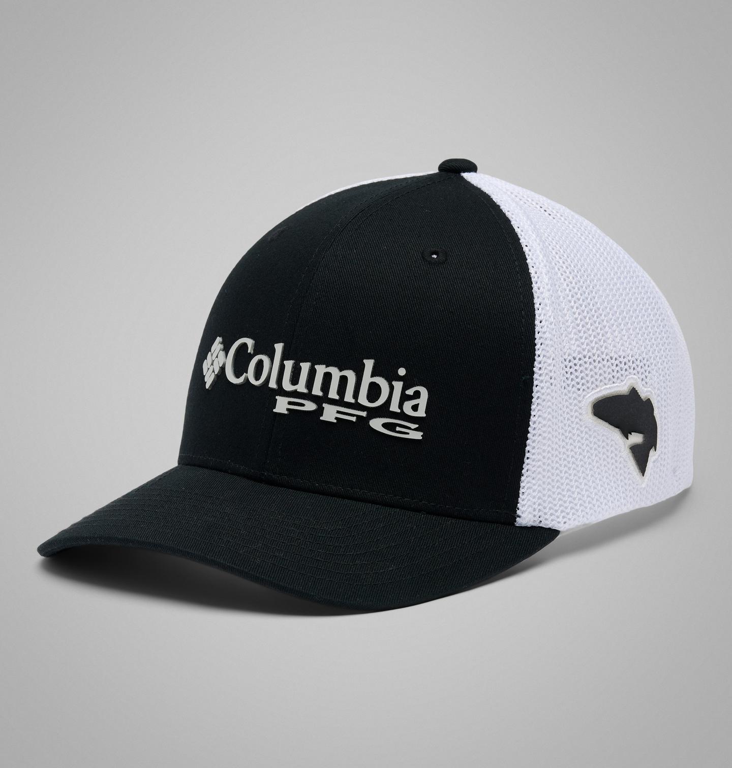 Кепка Columbia PFG Logo Mesh Ball, цвет: Чёрный — фото 1
