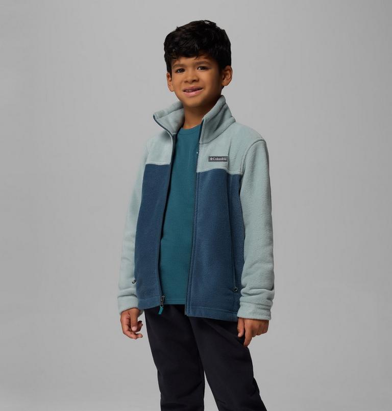 Steens Mt II Fleece, Color: Crushed Blue, Everblue, image 5