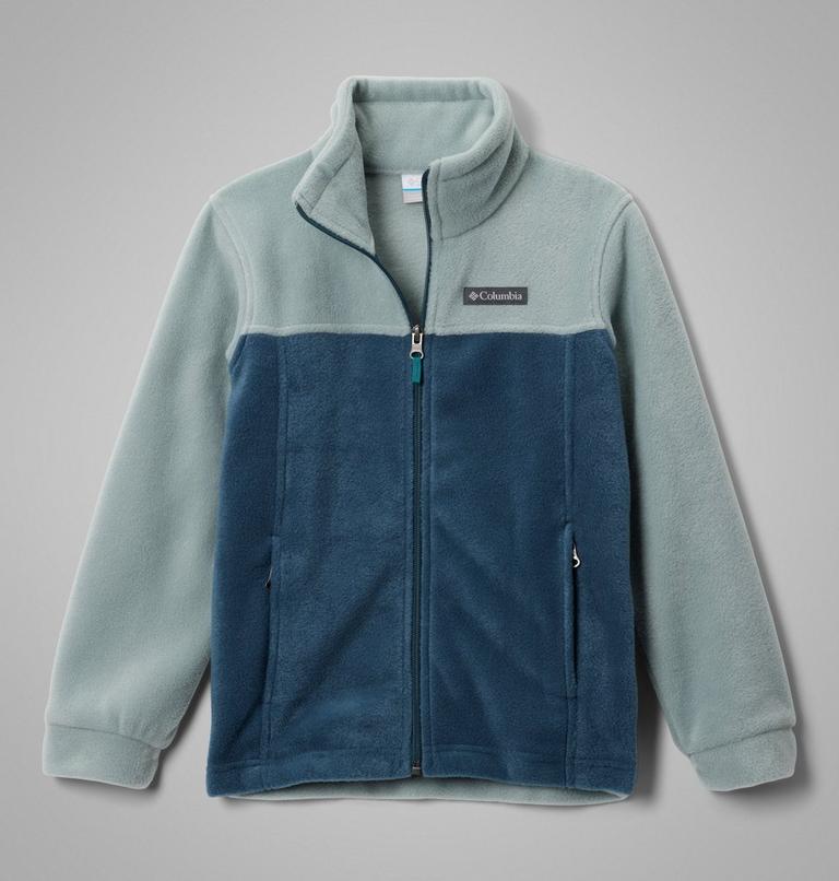 Boys’ Steens Mountain II Fleece Jacket, Color: Crushed Blue, Everblue, image 1