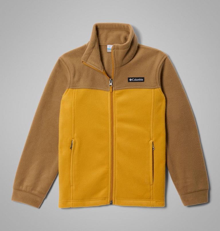 Boys&rsquo; Steens Mountain II Fleece Jacket, Color: Squash, Delta, image 1