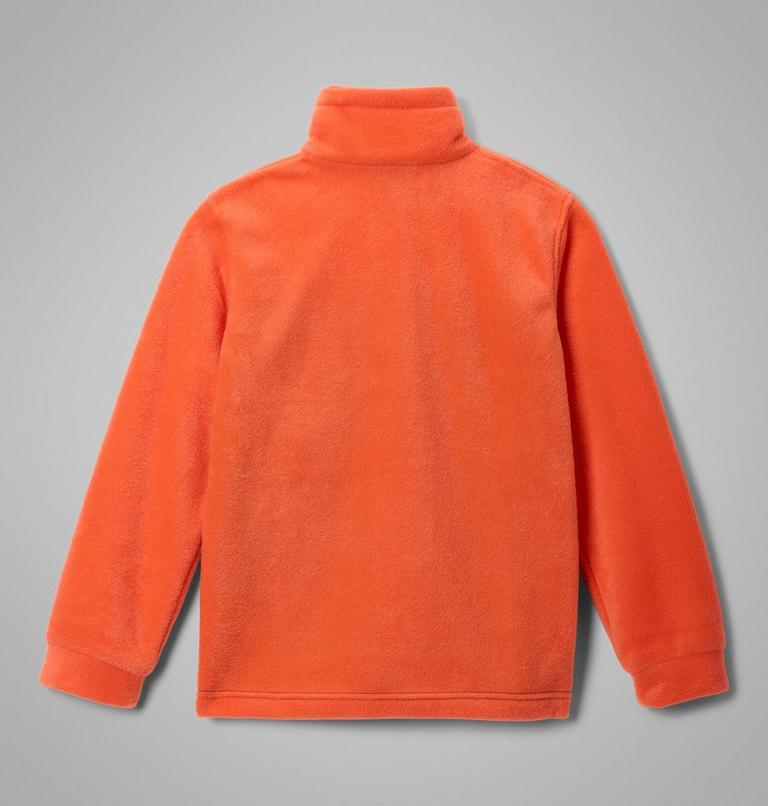 Boys’ Steens Mountain II Fleece Jacket, Color: Zing, Black, image 2